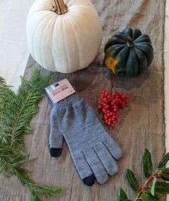 Woolen Gloves, Grey 