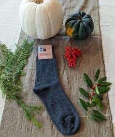 Woolen Socks, Dark Grey 