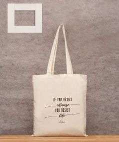 "Change" Organic Cotton Tote Bag