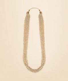 Beaded Necklace - White