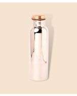 Copper Water Bottle with Stainless Steel finish, 32 oz