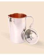 Copper Water Jug with Stainless Steel finish, 48 oz